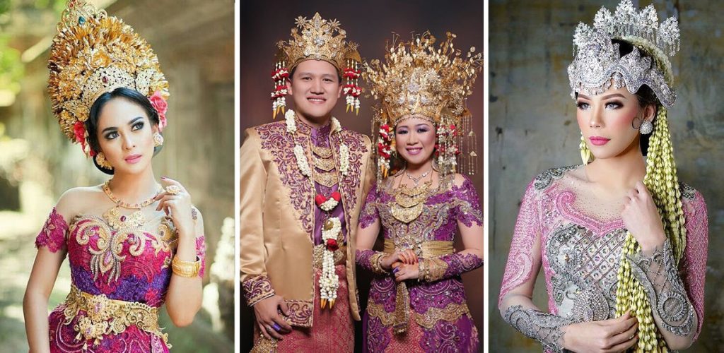 Boda indonesia |:  Los looks de boda más impresionantes del mundo  bayas de cerebro