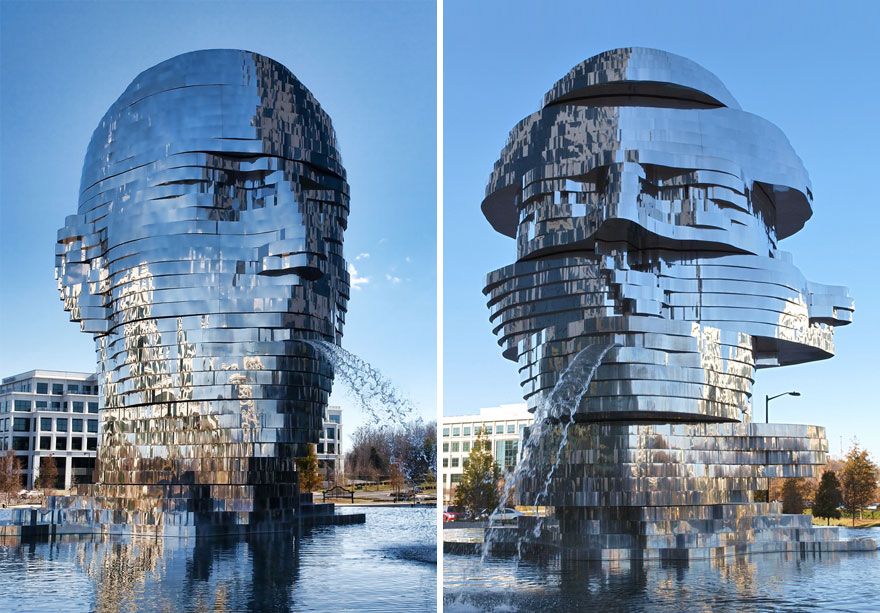 Fuente de metalmorfosis |:  10 instalaciones de arte más importantes |  bayas de cerebro