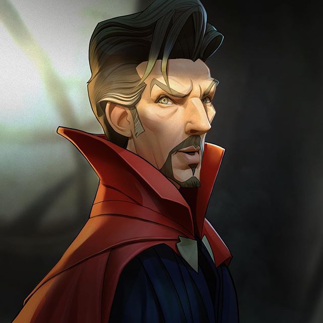 Doctor extraño |:  23 héroes de Marvel reinventados por Xi Ding |:  bayas de cerebro