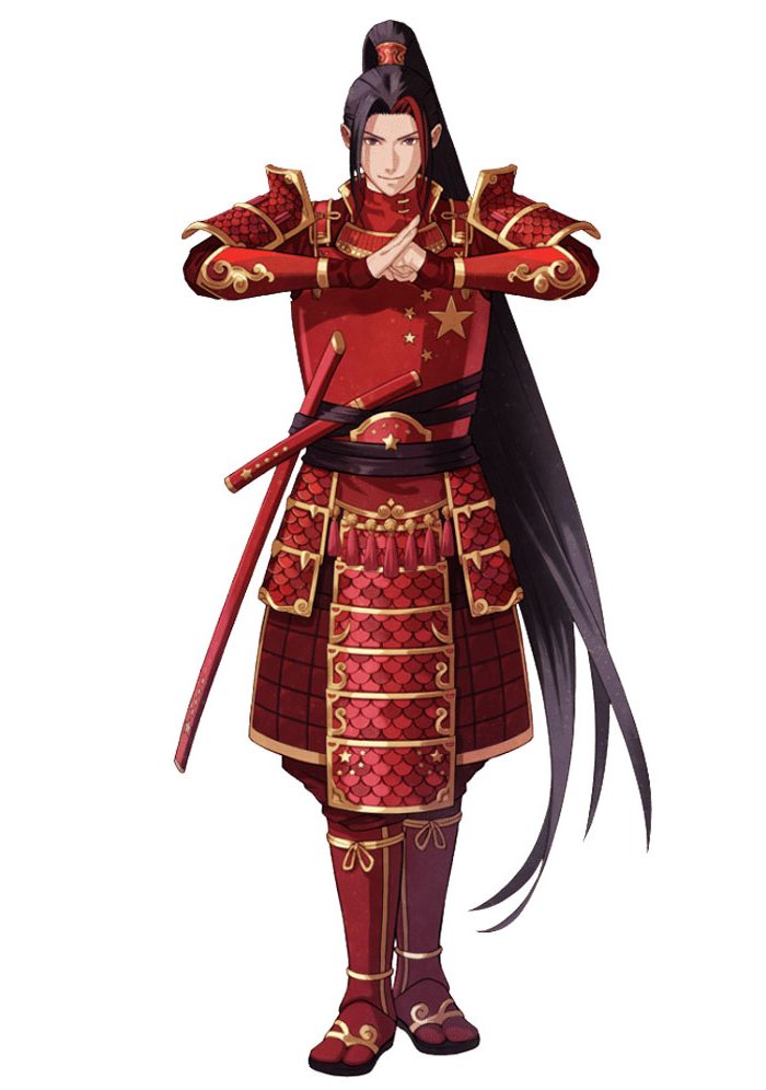 China y su bandera como un personaje de anime.  Barreras cerebrales