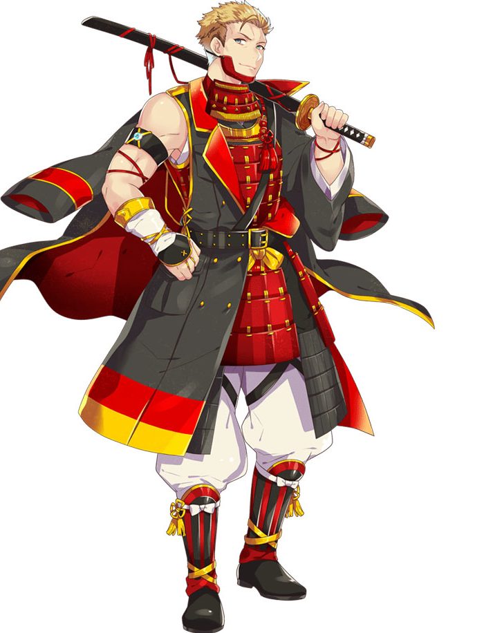 Alemania y su bandera como un personaje de anime |  Barreras cerebrales