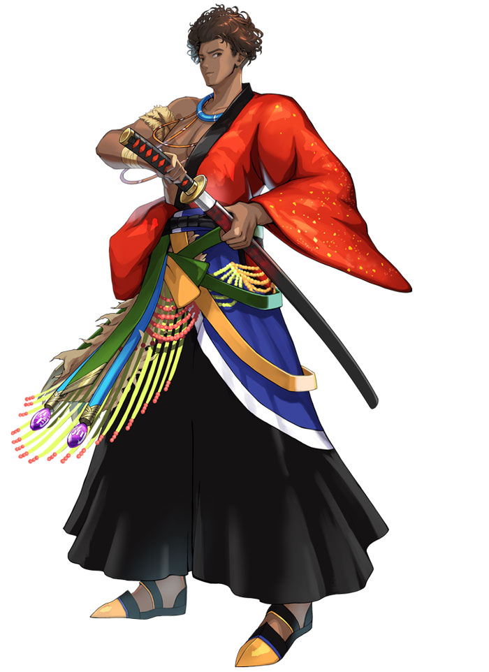 Sudáfrica Y es una bandera como un personaje de anime.  Barreras cerebrales