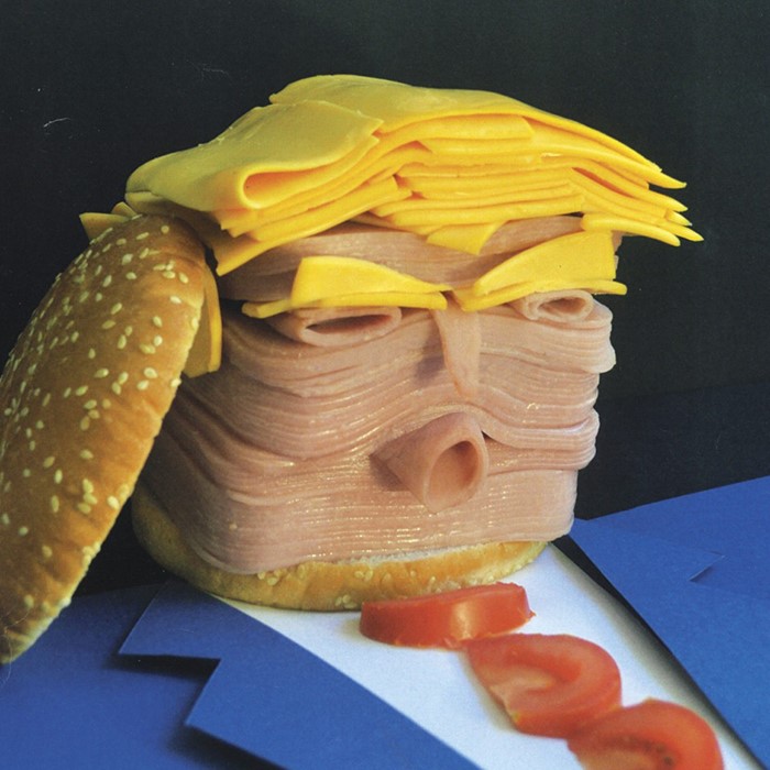 Orange Bird elaborado con queso y spam | El arte de la comida exigente @TotallyGourmet | bayas de cerebro