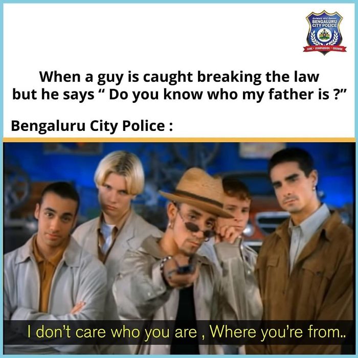 La policía de la ciudad de Bengaluru utiliza memes para atraer nuevos seguidores. #7 | bayas de cerebro